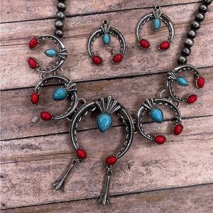 Squash Blossom Necklace Set